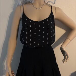 LOFT Elegant Black and White Top